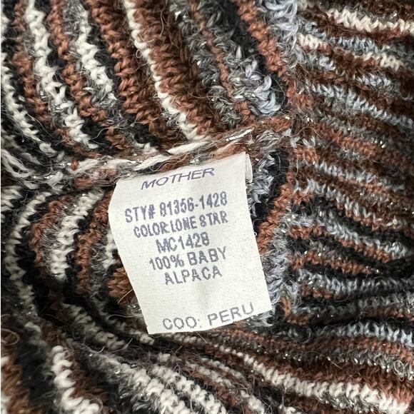 Mother Brown Midnight Walk Lone Star Halter Crop Top Sweater Skirt Set S NEW Tag - Picture 10 of 16